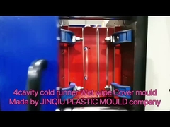 Couvercle à lingettes humides à 4 cavités