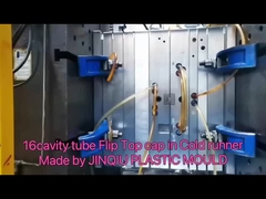 Tête à capuche à 16 cavités pour tube laminé à semi-chaud