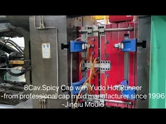 Couverture en poudre de poivre à huit cavités avec moule de coureur chaud