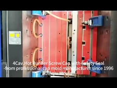 4 cavité 65 mm cou petro jerrycan cap moule à froid coureur