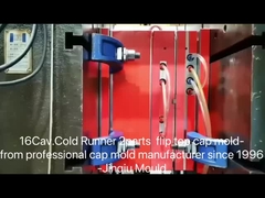 16 cavité 2 pièces assembler 32 mm flip cap up partie dans le coureur à froid