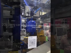 Une seule cavité 25L moule à souffler Jerrycan personnalisé avec double couche de poignée à l'intérieur de déflexion automatique