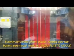 8 Cavité 24-410 Disque haut cap up partie PP moule d'injection pour 160-200T machine